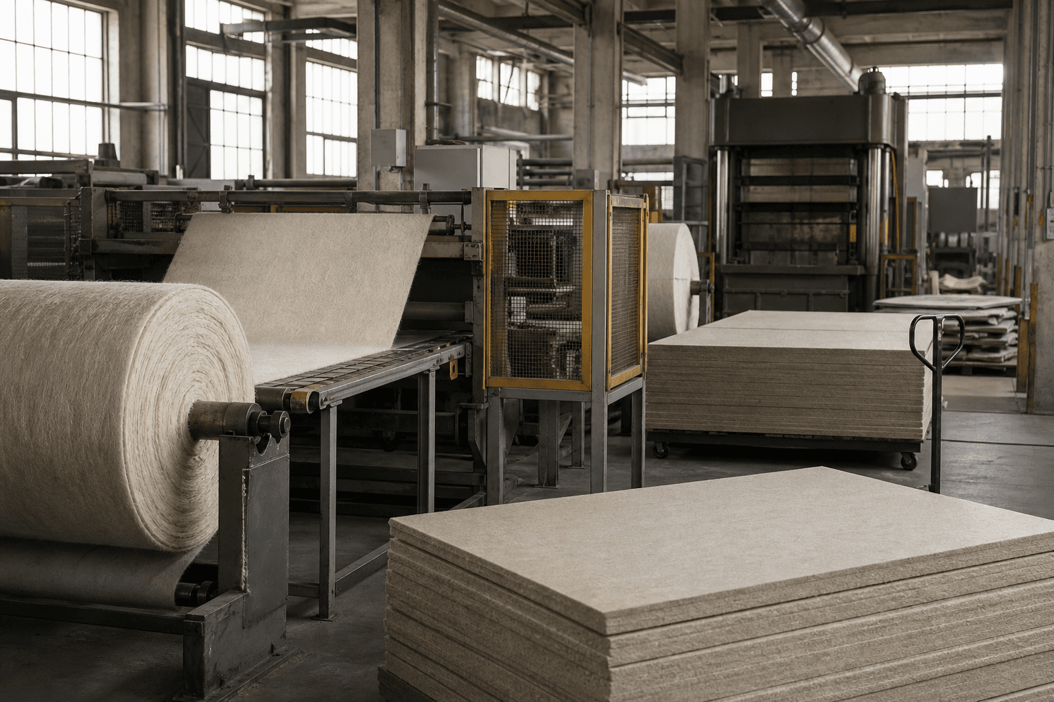 Representative industrial hemp material refinement environment